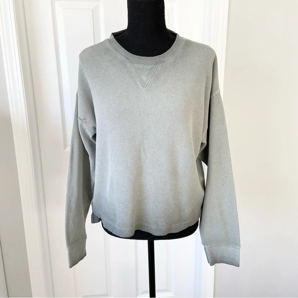 DKNY Ombre Crew Neck Relaxed Sweatshirt